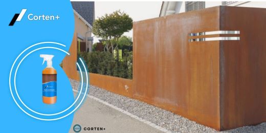 How to speed up the natural rusting process of your corten steel?